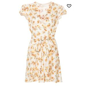 Doen Dianne floral print silk mini dress XXS
